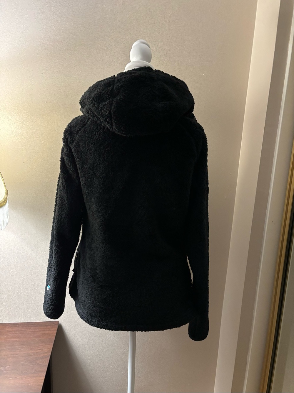 Kuhl Jacket Women’s Size S  Black Fleece Hooded Sherpa Fleece Flight Jacket - Picture 11 of 16